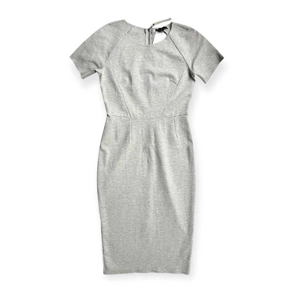 NWT H&M Light Grey Bodycon Pencil Dress, sz X-Small